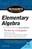 Schaum's Easy Outline of Elementary Algebra Second Edition