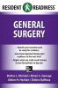 Resident Readiness General Surgery