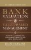 Bank Valuation and Value Based Management