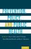 Prevention Policy and Public Health