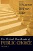 Oxford Handbook of Public Choice Volume 1