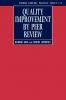 Quality Improvement by Peer Review