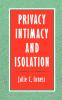 Privacy Intimacy and Isolation