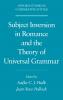 Subject Inversion in Romance and the Theory of Universal Grammar