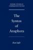The Syntax of Anaphora