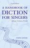 A Handbook of Diction for Singers