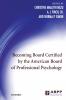 Becoming Board Certified by the American Board of Professional Psychology