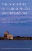 Possibility of Philosophical Understanding