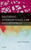 Decoding International Law