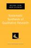 Systematic Synthesis of Qualitative Research