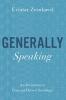 Generally Speaking