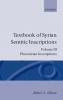 Textbook of Syrian Semitic Inscriptions
