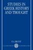 Studies in Greek History and Thought