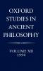 Oxford Studies in Ancient Philosophy