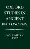 Oxford Studies in Ancient Philosophy
