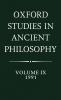 Oxford Studies in Ancient Philosophy