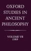 Oxford Studies in Ancient Philosophy