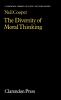 The Diversity of Moral Thinking
