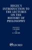 Hegel's Introduction to the Lectures on the History of Philosophy