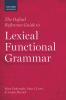 Oxford Reference Guide to Lexical Functional Grammar