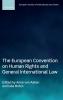 European Convention on Human Rights and General International Law