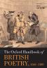 The Oxford Handbook of British Poetry 1660-1800