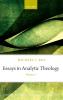 ESSAYS ANALYTIC THEOLOGY V1 OSAT C