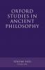 Oxford Studies in Ancient Philosophy