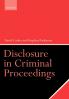 Disclosure in Criminal Proceedings
