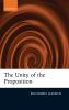 The Unity of the Proposition