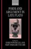 Form and Argument in Late Plato