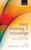Mind Meaning and Knowledge