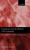 Experience and the World's Own Language