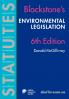 Blackstone's Environmental Legislation