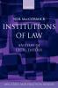 Institutions of Law
