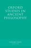 Oxford Studies in Ancient Philosophy