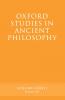 Oxford Studies in Ancient Philosophy