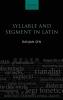 SYLLABLE & SEGMENT IN LATIN OSDHL 16 C