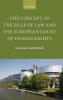 Concept of the Rule of Law and the European Court of Human Rights
