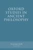 Oxford Studies in Ancient Philosophy