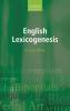 English Lexicogenesis