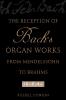 The Reception of Bach's Organ Works from Mendelssohn to Brahms