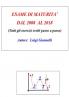 ESAME DI MATURITA' DAL 2008 AL 2018 (Tutti gli esercizi svolti passo a passo