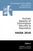 Proceedings of the Twelfth International Symposium on Human Aspects of Information Security & Assurance (HAISA 2018)
