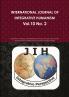 INTERNATIONAL JOURNAL OF INTEGRATIVE HUMANISM  Vol. 10 No. 2