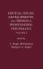 Critical Issues Developments and Trends in Professional Psychology