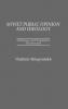 Soviet Public Opinion and Ideology