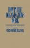 How Public Organizations Work
