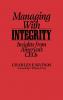 Managing with Integrity