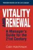Vitality and Renewal